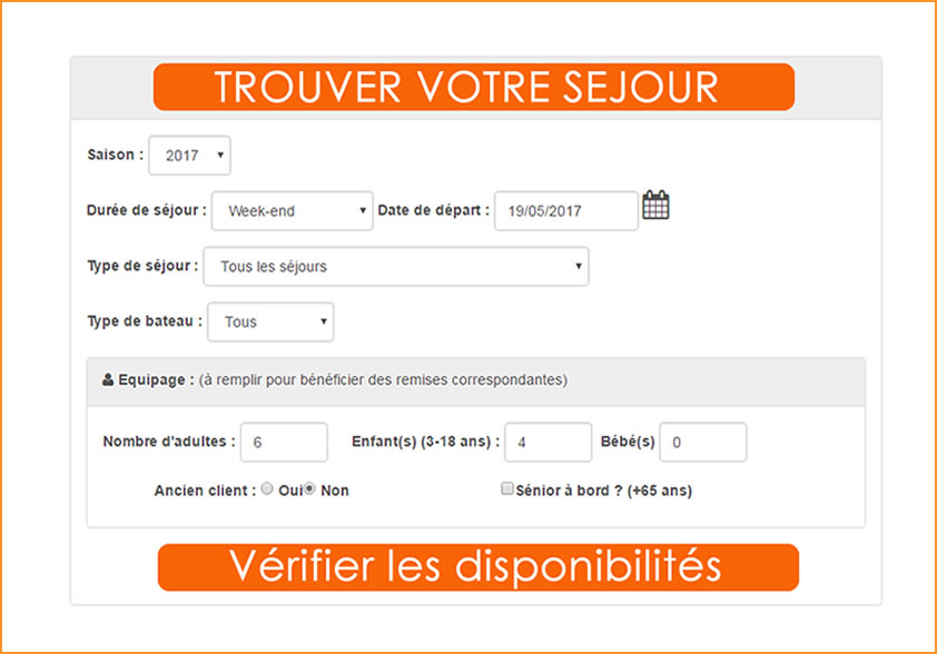Trouver votre séjour